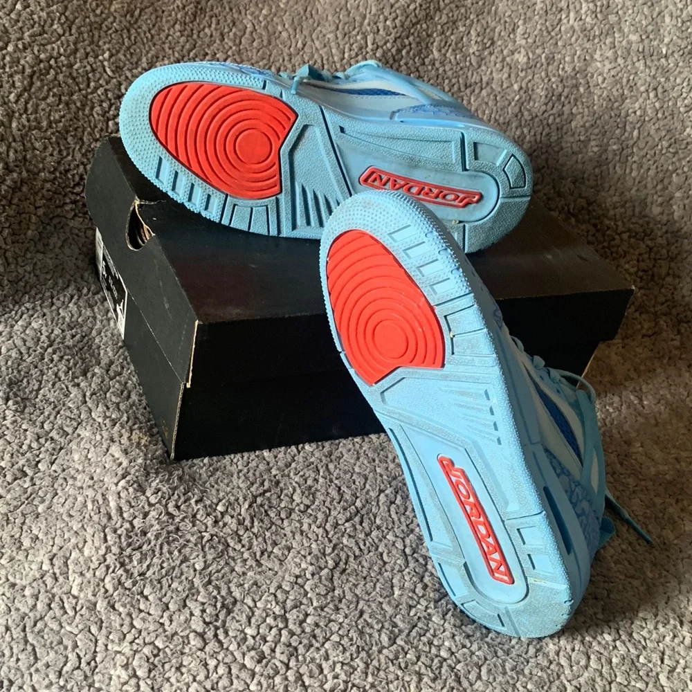 Air Jordan Spizike Low Blue Sneakers - Picture 5 of 8